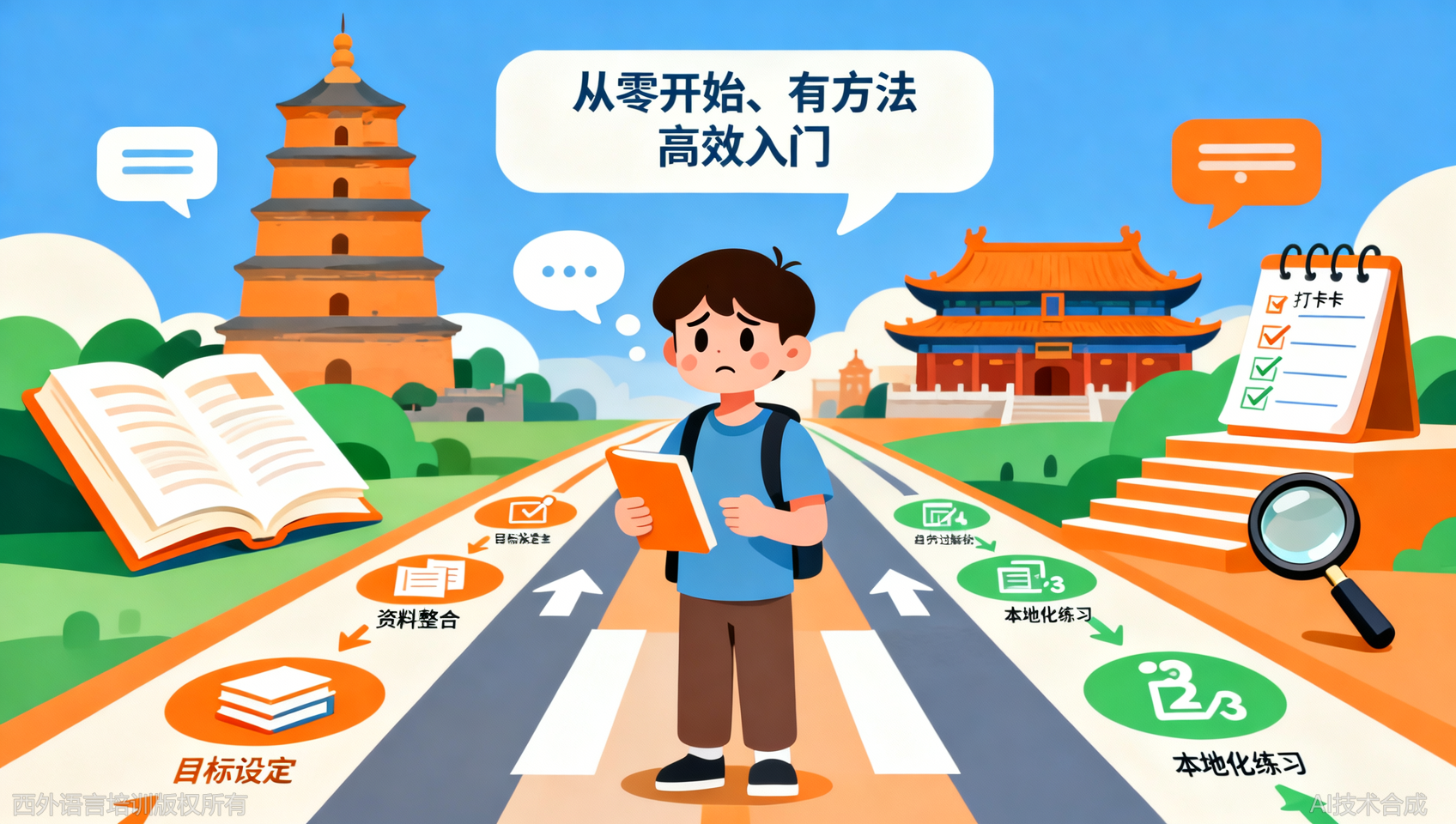 西安小语种零基础备考：必做的6个行动清单（按优先级排序）