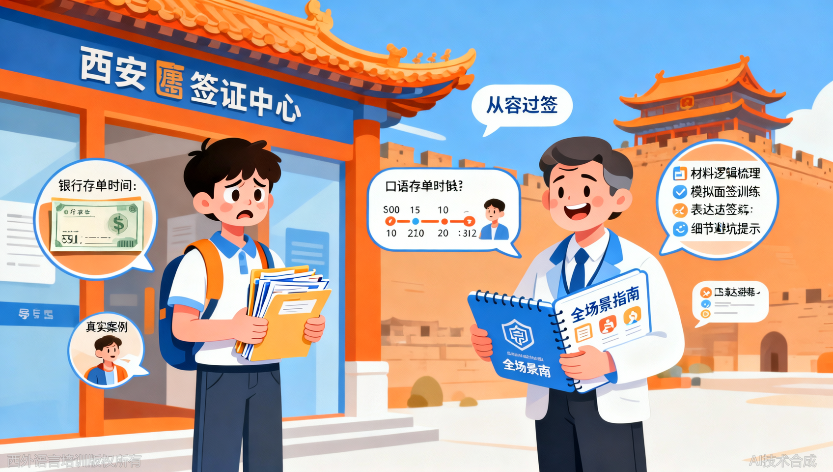 西安小语种留学面签：从准备到应对的全场景辅导指南