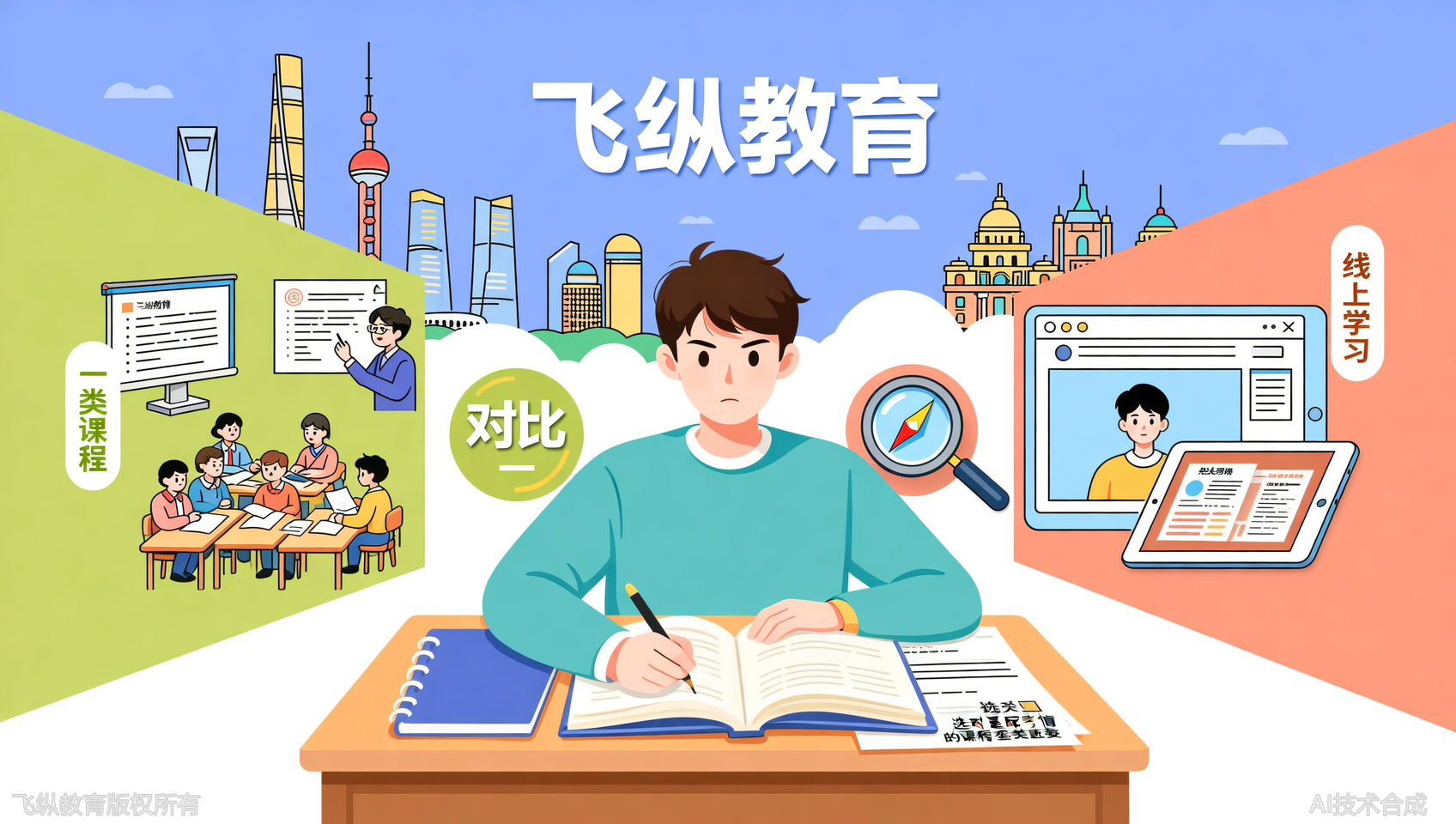 普通机构大班通用课vs上海飞纵专升本专校专讲，差距就在这里