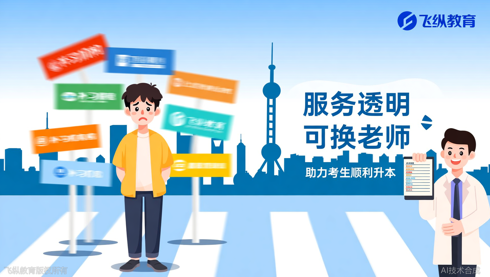 不想踩坑？报名上海飞纵专升本，不满意可更换老师，服务有保障