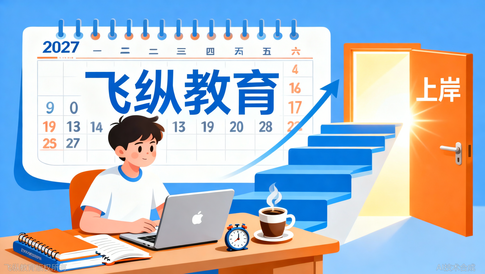 2027上海专升本倒计时，现在选择上海飞纵专升本，开启高效冲刺模式