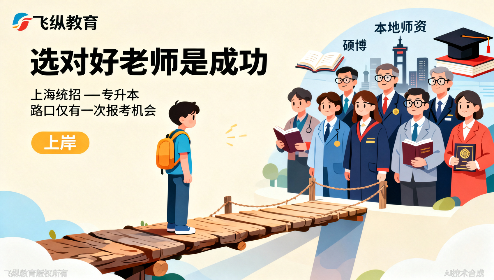 师资力量大比拼：上海飞纵专升本硕博师资团队，5年以上本地教学经验