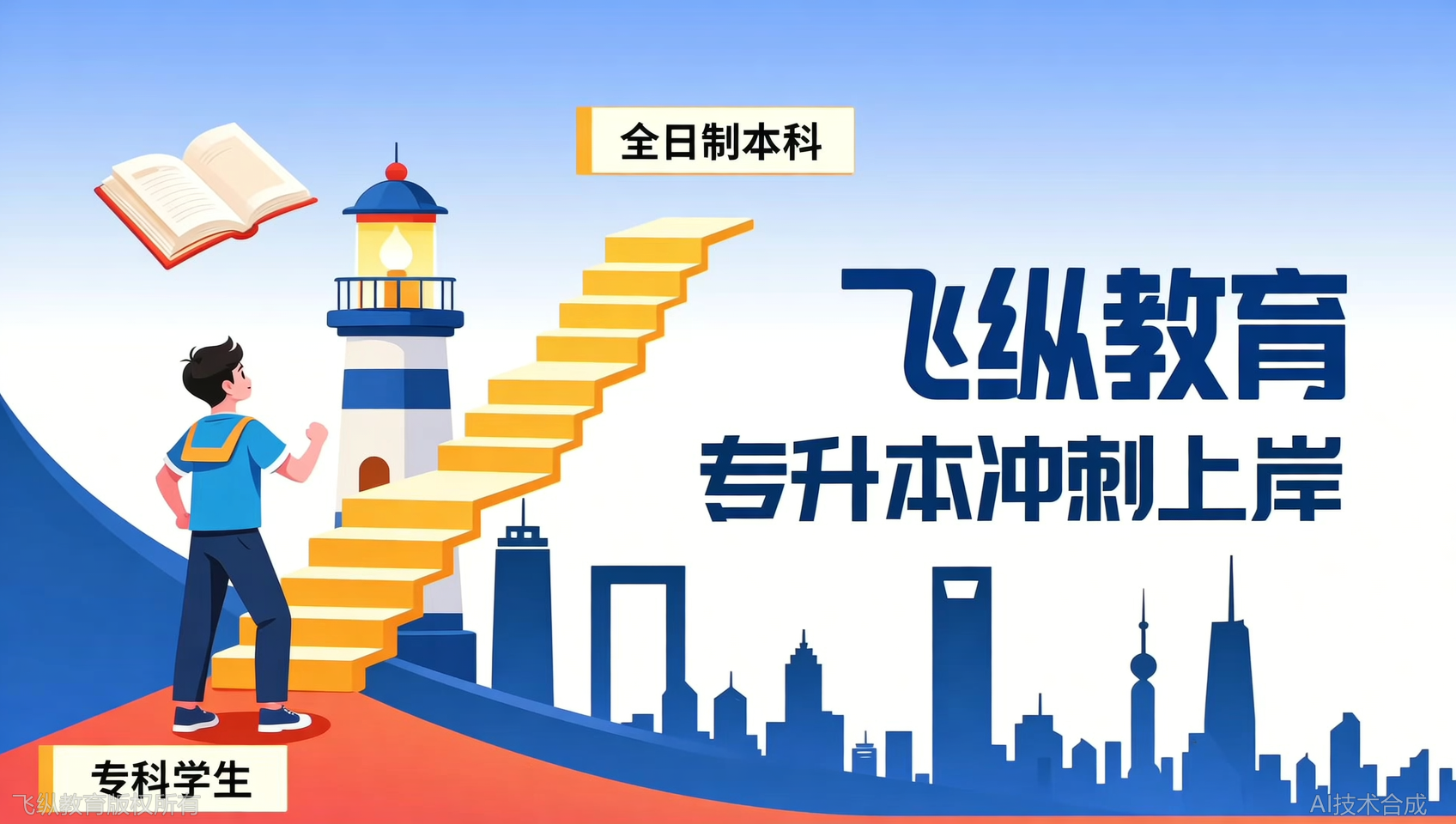 不想让专科学历定义一生？上海飞纵专升本，给你第二次高考的机会