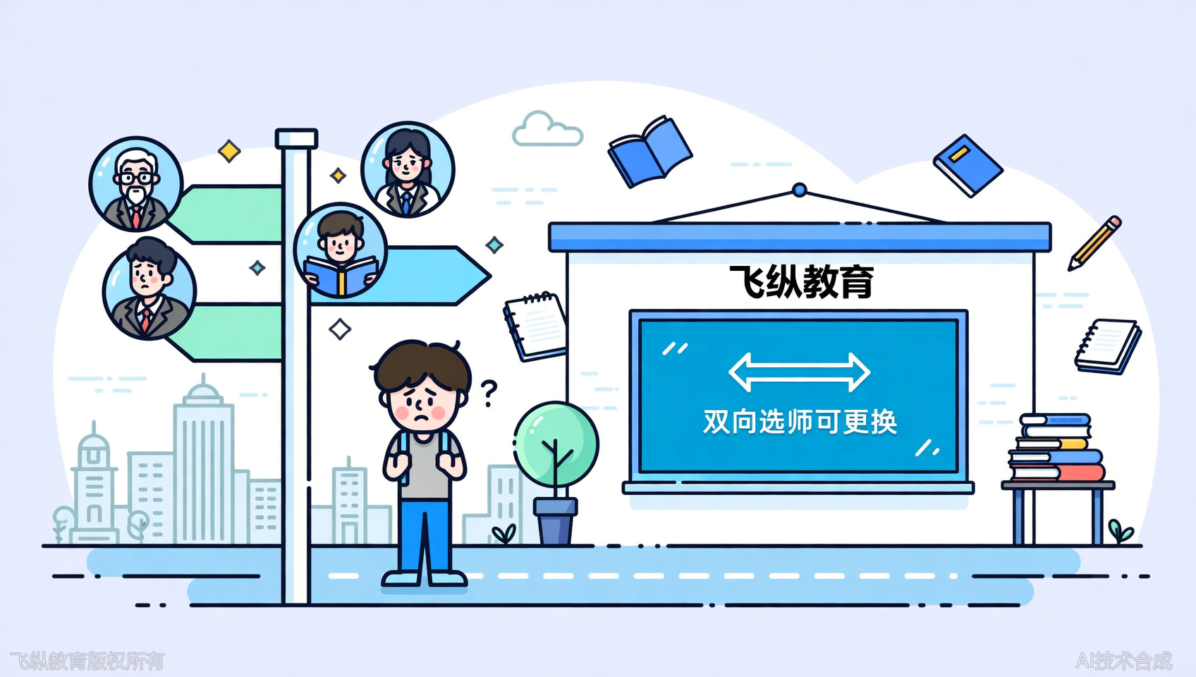 选机构还是选老师？上海飞纵专升本支持双向选师，不满意可更换
