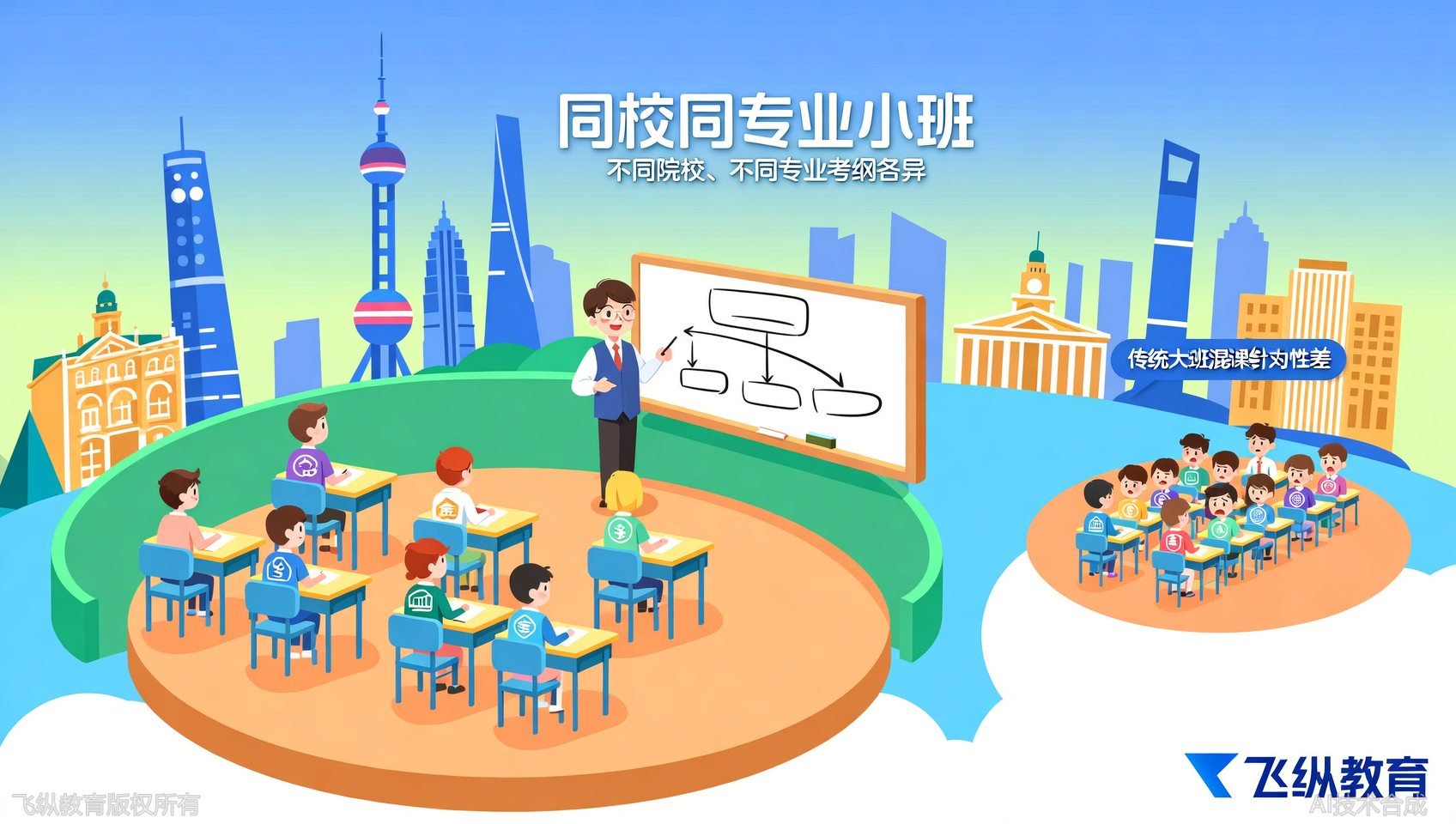 还在上大班混课？上海飞纵专升本&ldquo;同校同专业&rdquo;小班，精准直击考纲