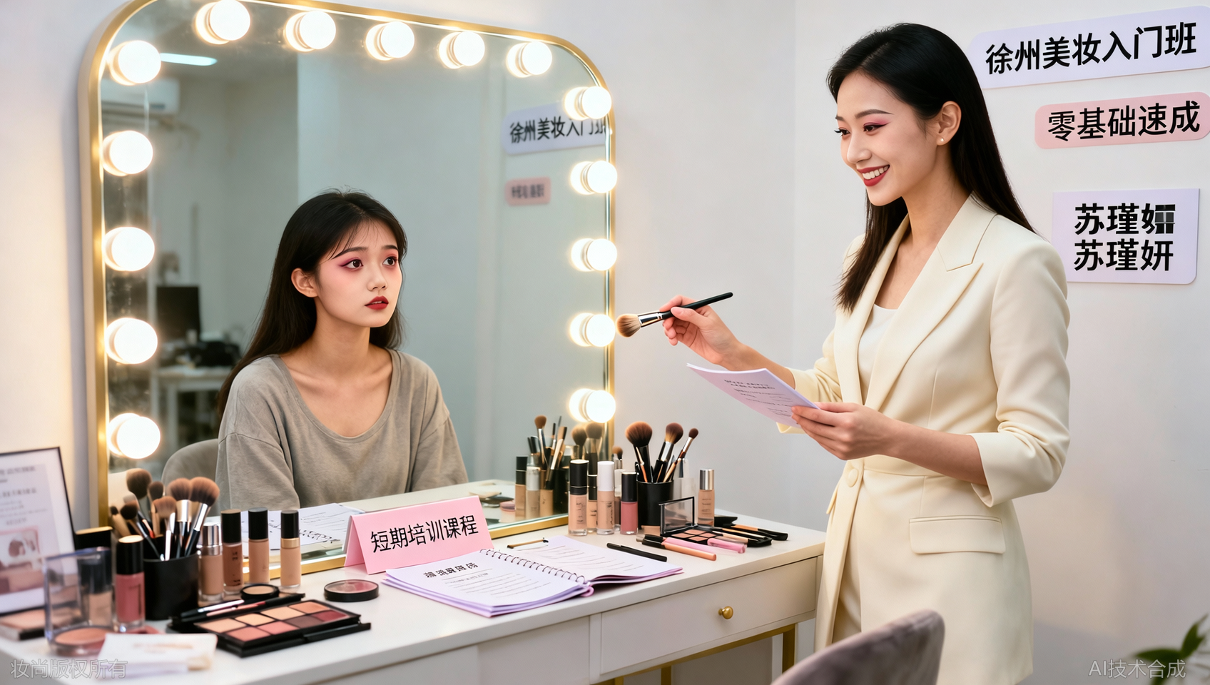 徐州短期化妆培训机构：新手快速入门的选择
