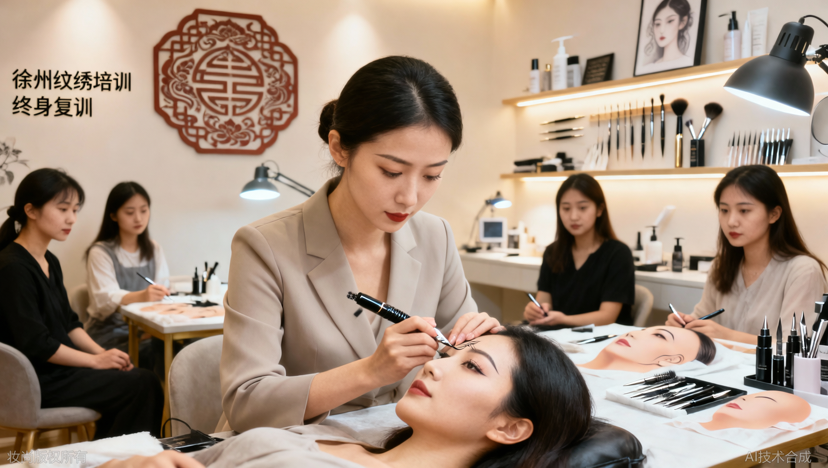 徐州纹绣培训终身复训：这些隐藏条件你要知道