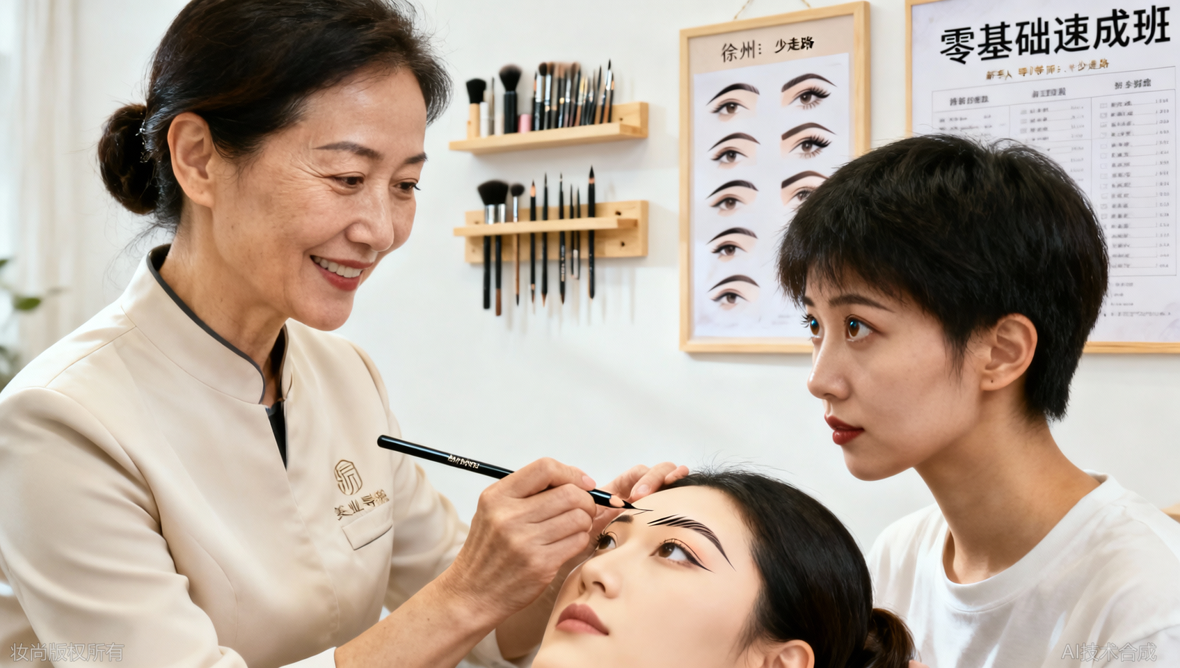 徐州纹绣培训零基础学习方法：新手快速上手的技巧