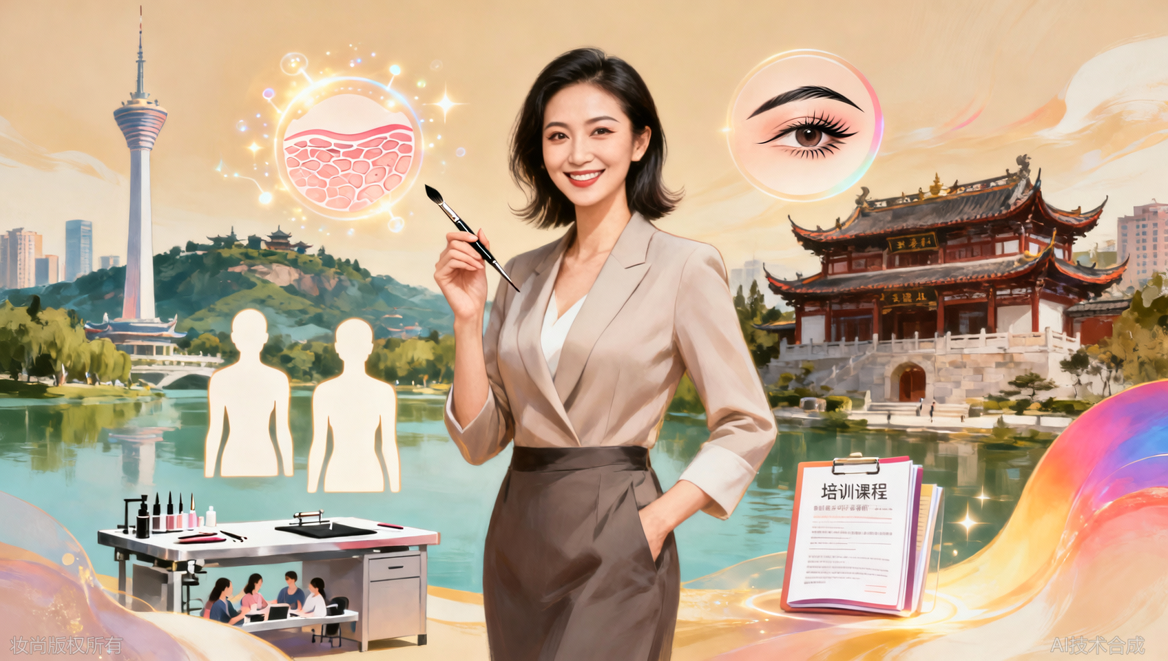 徐州纹绣培训市场需求：美业当下的热门方向