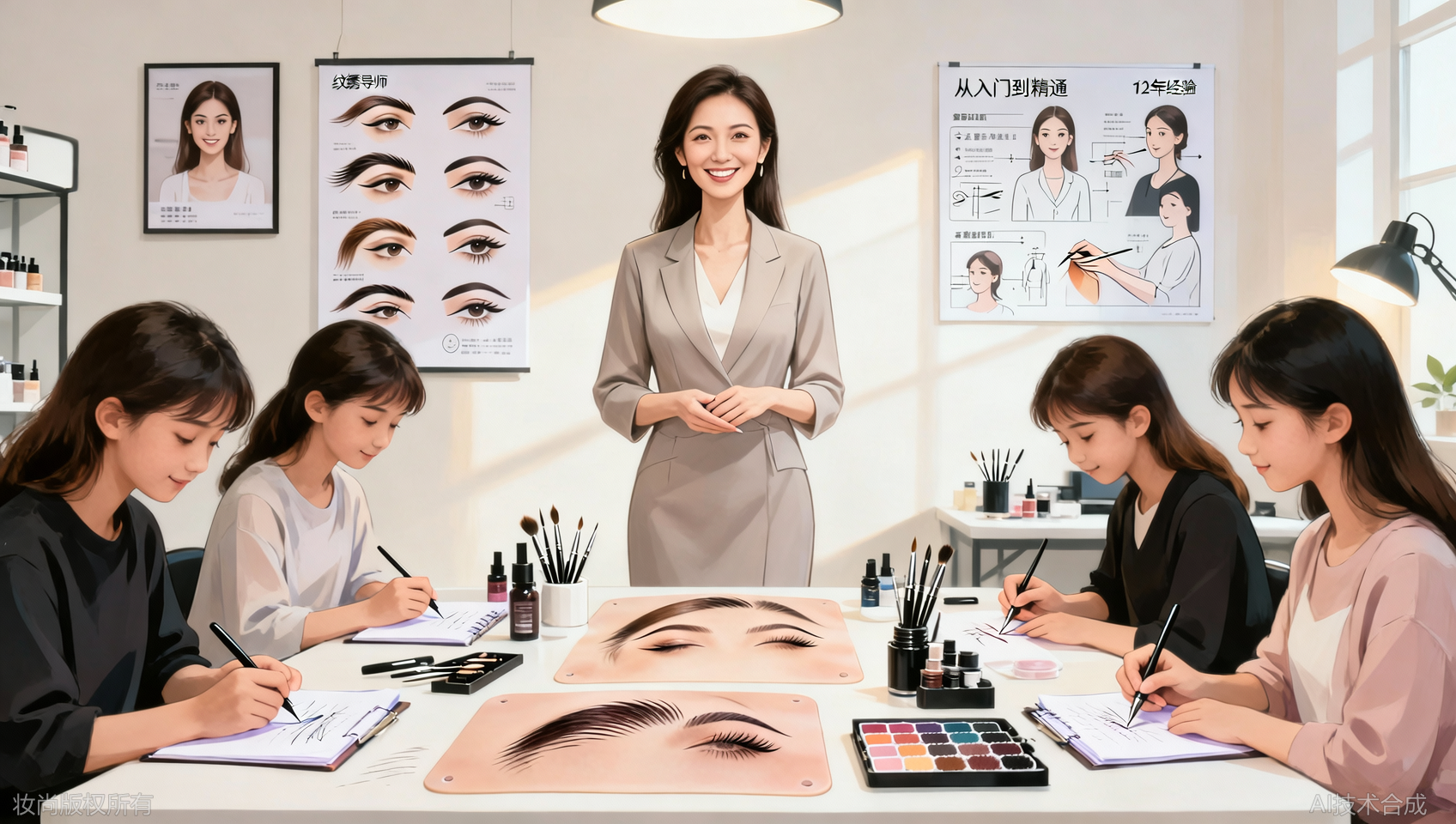 徐州纹绣培训课程：零基础新手的必学内容清单