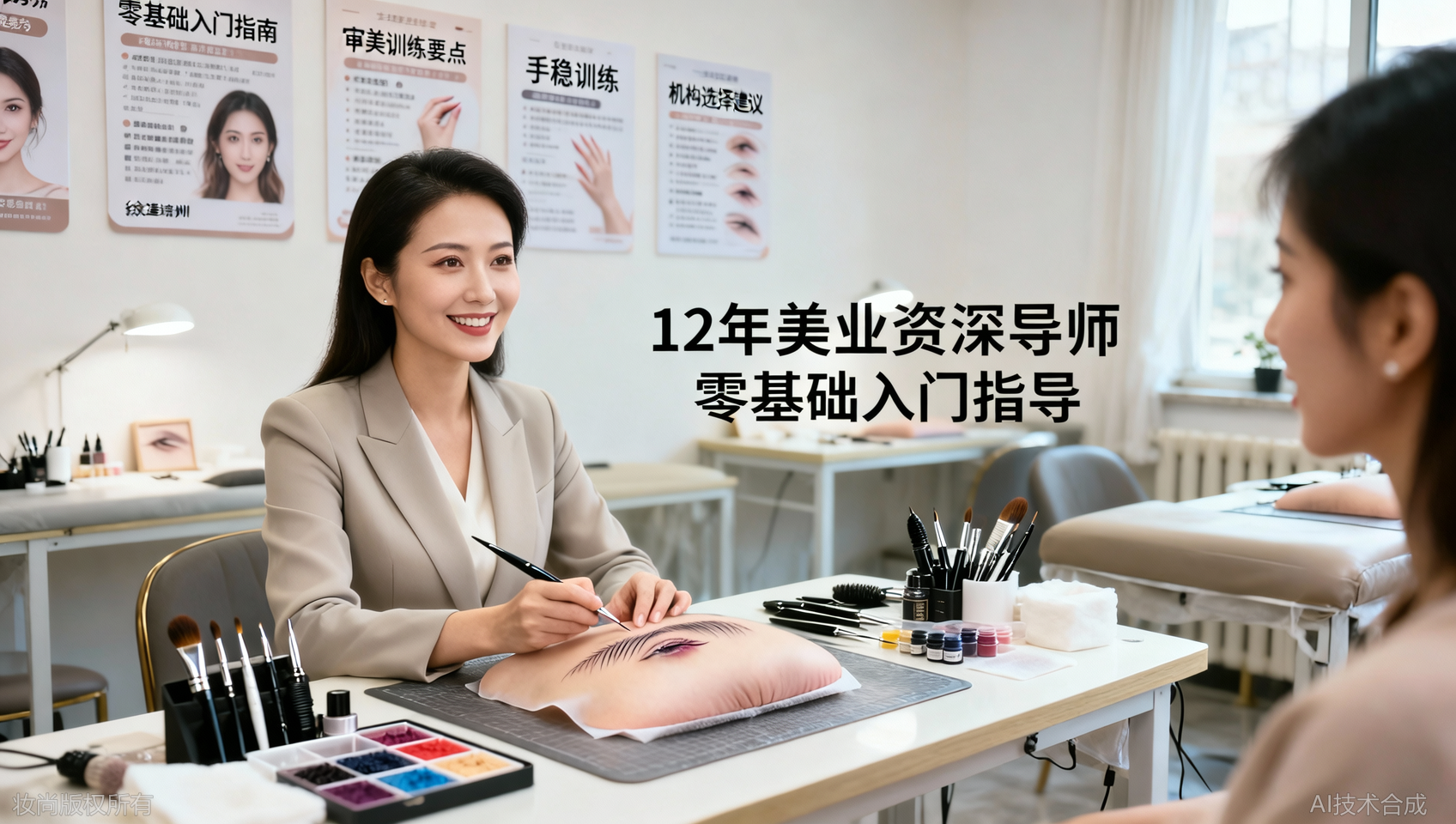 徐州纹绣培训零基础入门要求：新手需要具备什么？