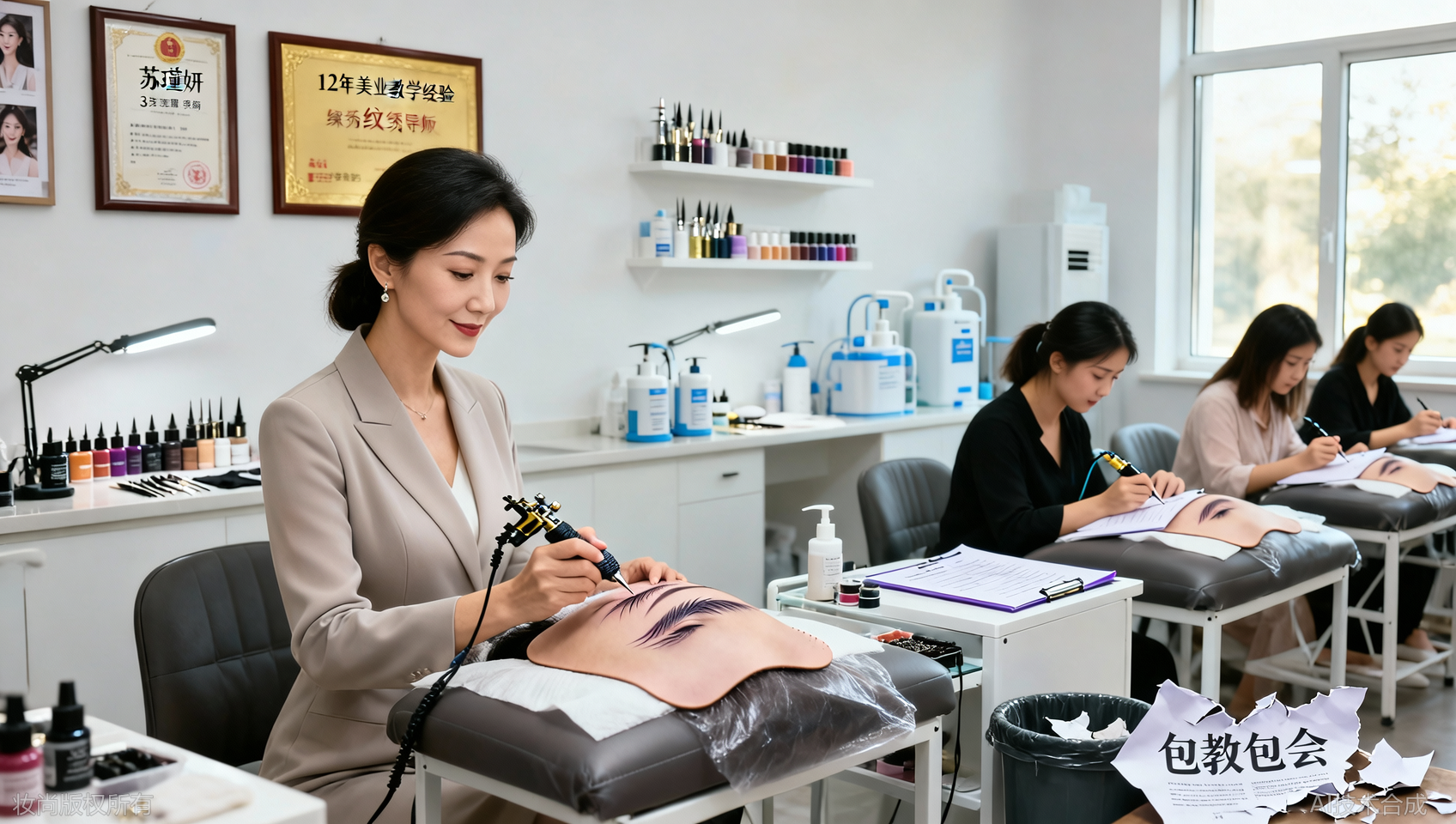 徐州纹绣培训包教包会：真的能学会吗？避坑指南