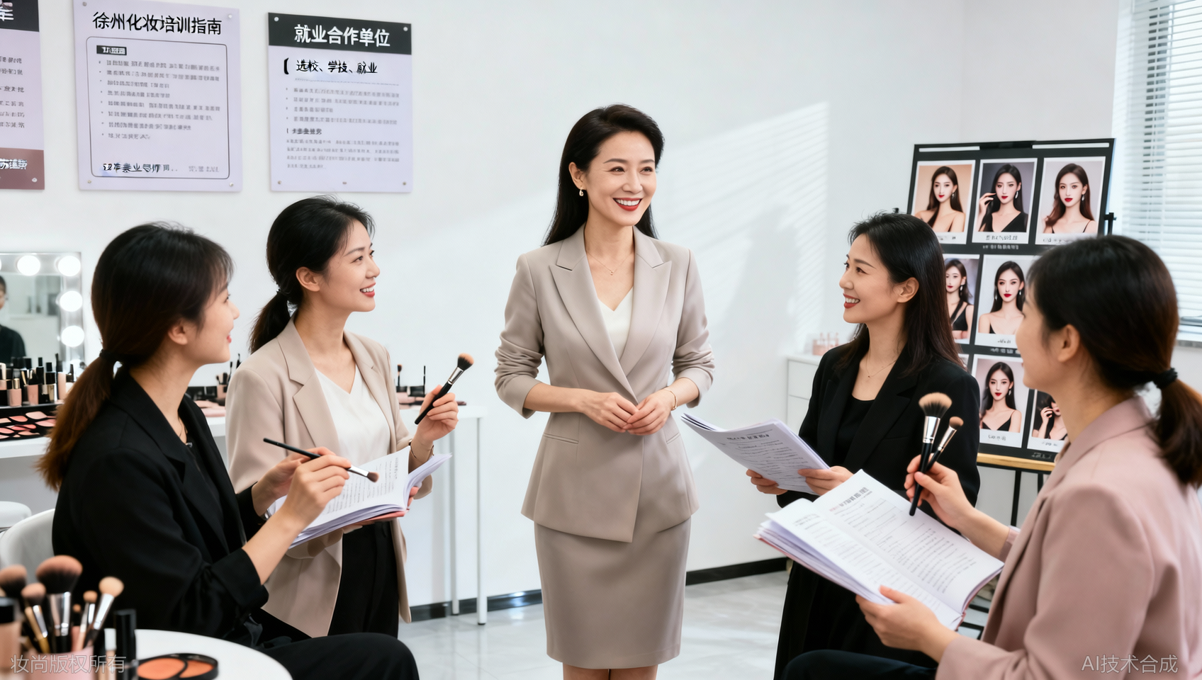 徐州化妆培训职业转行：从其他行业到化妆的路径