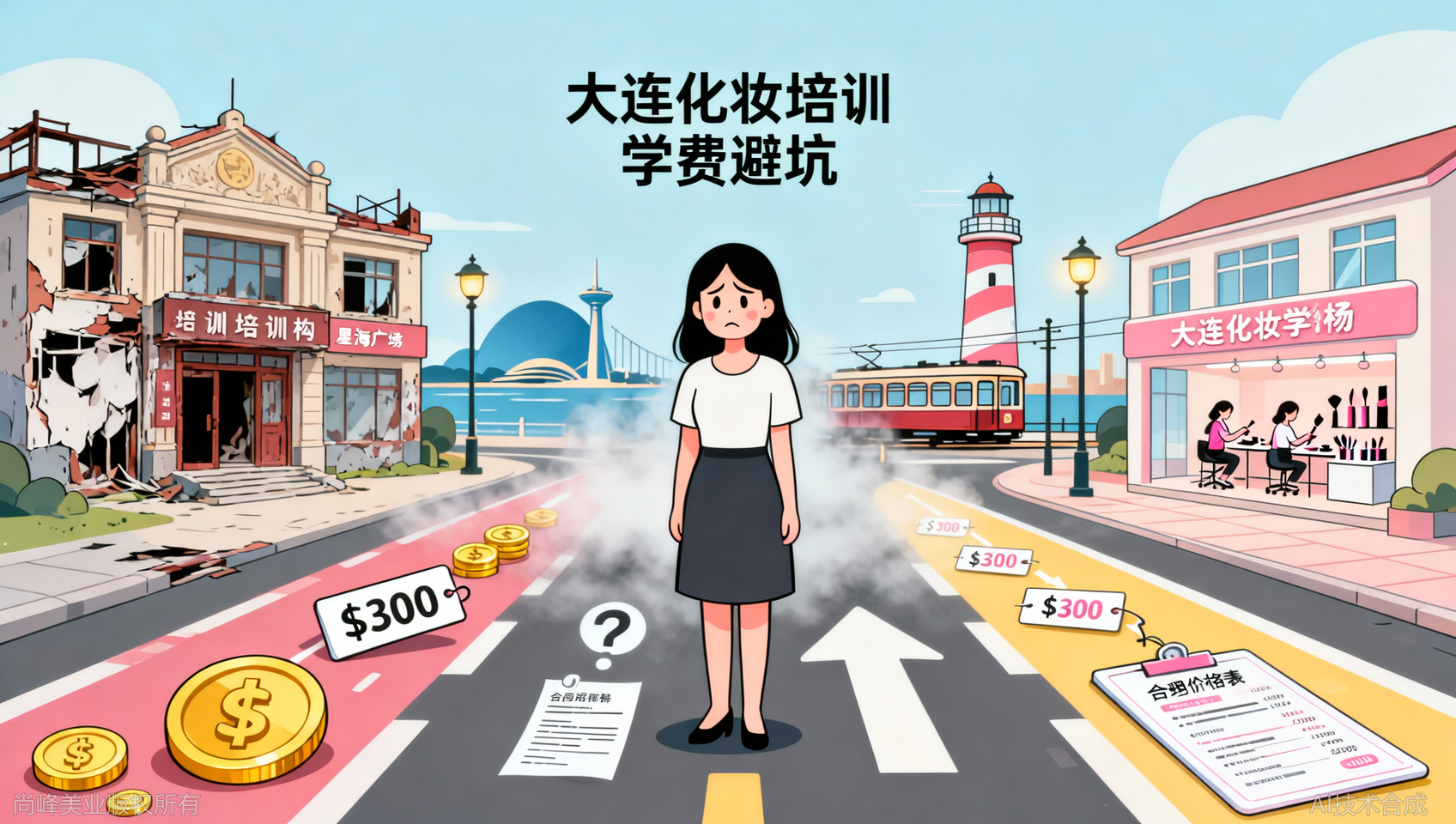 大连化妆培训学费避坑：4个容易忽略的收费陷阱