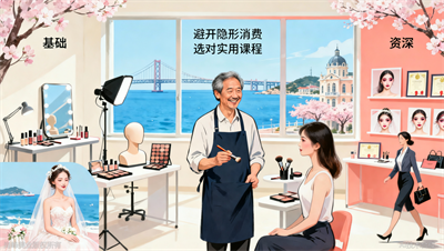 大连长期化妆培训：从新手到资深的3个阶段课程选择