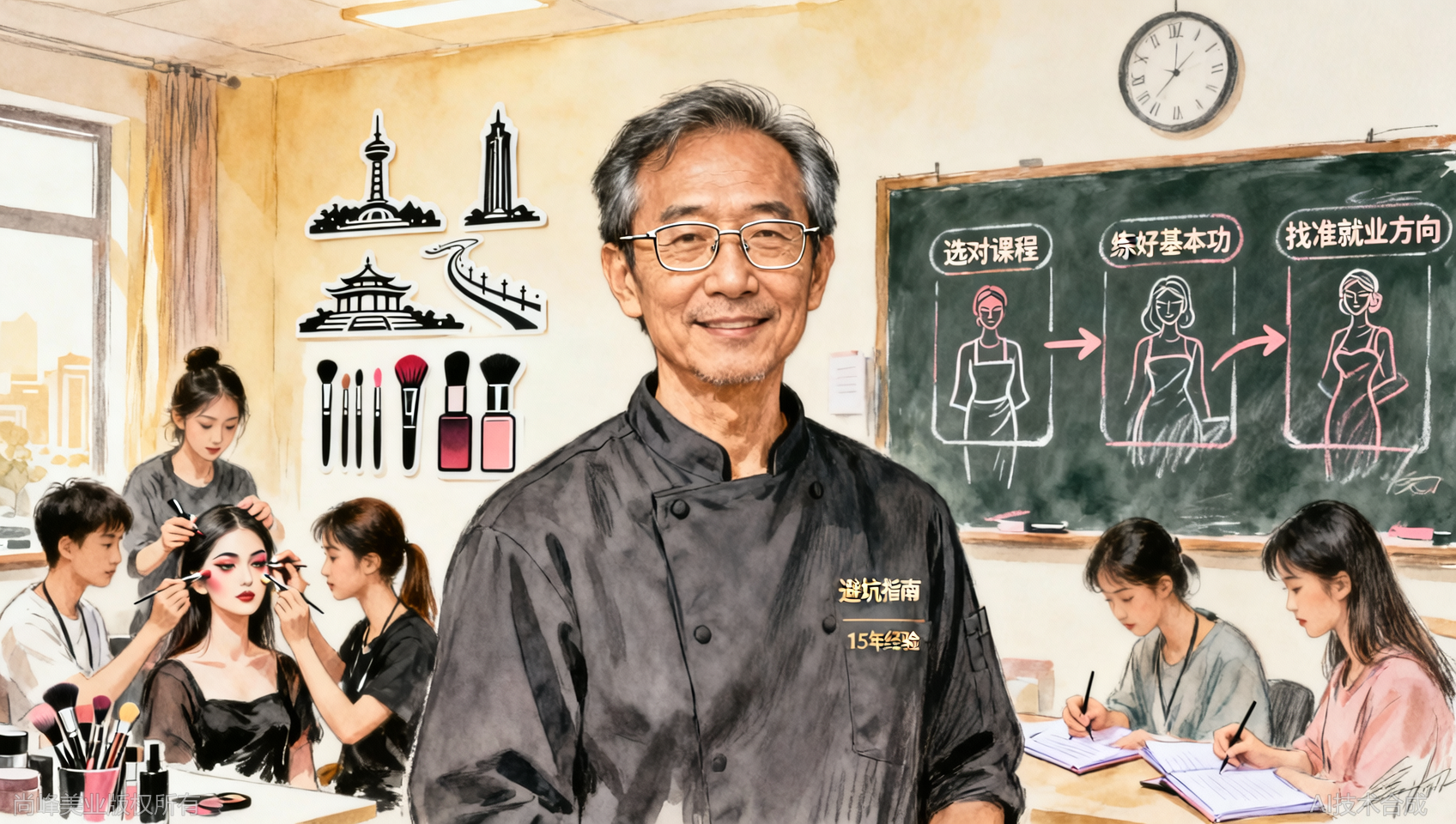 大连化妆培训就业：我从培训到入职的3个关键选择