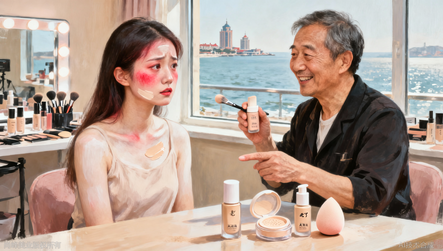 大连敏感肌化妆培训：新手最关心的3个底妆防过敏技巧