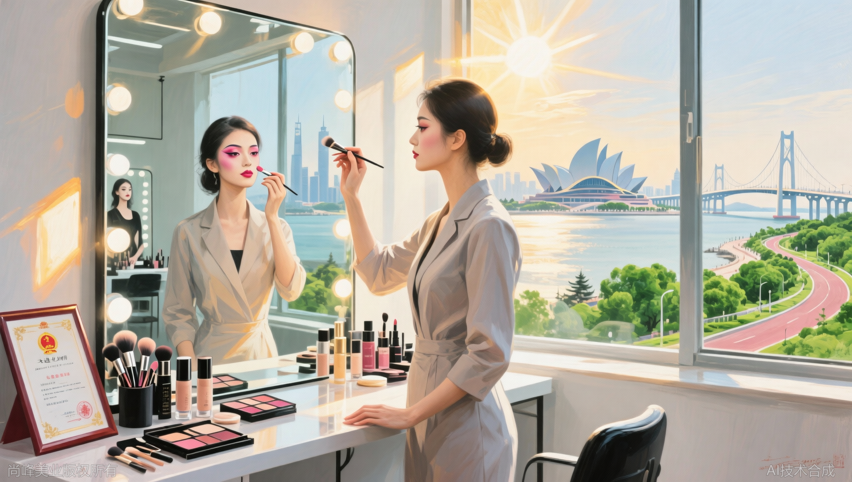 大连化妆师职业发展：从助理到总监的3个阶段规划