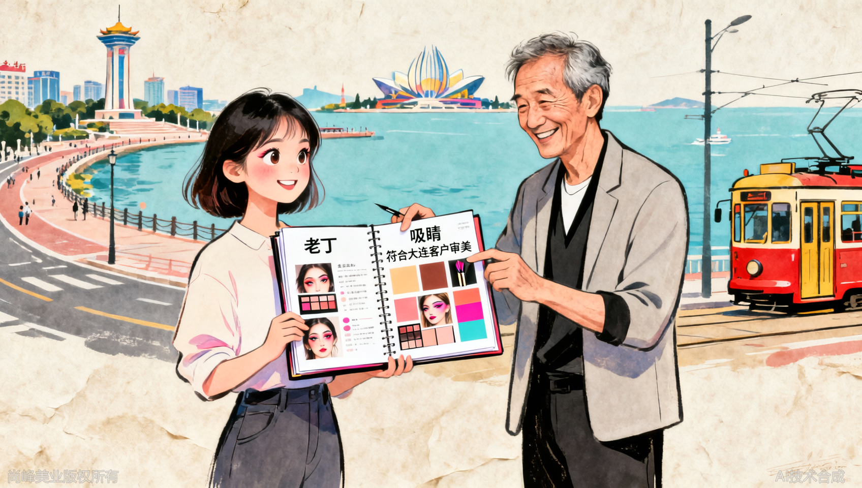 大连化妆兼职作品集制作：新手必做的4个排版技巧