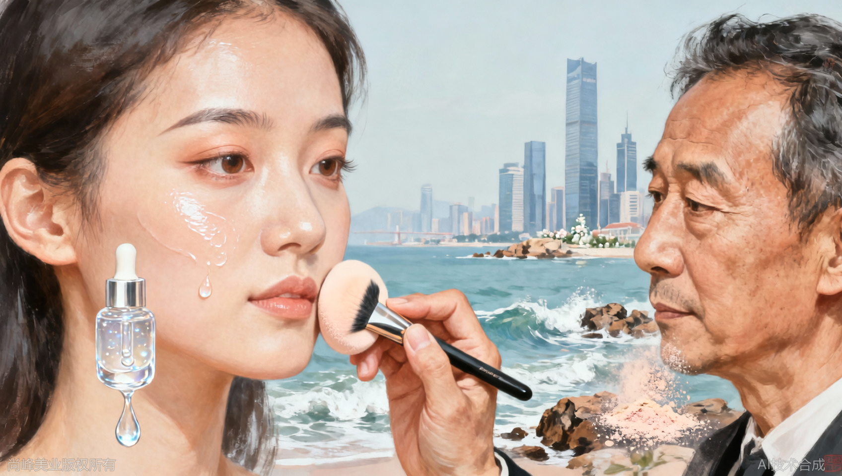 大连干性皮肤化妆培训：解决卡粉的2个核心底妆技巧