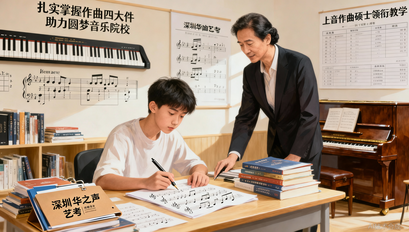 深圳华之声艺考培训：上音硕士领衔，教你掌握作曲四大件！