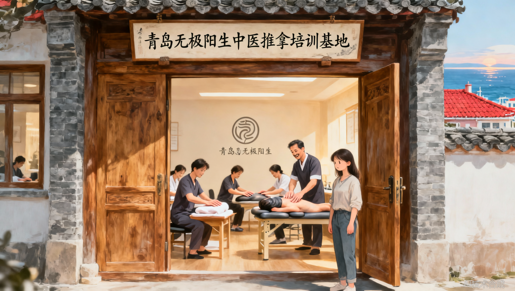 零基础怕学不会？青岛无极阳生中医推拿培训基地承诺学会为止，无忧报名