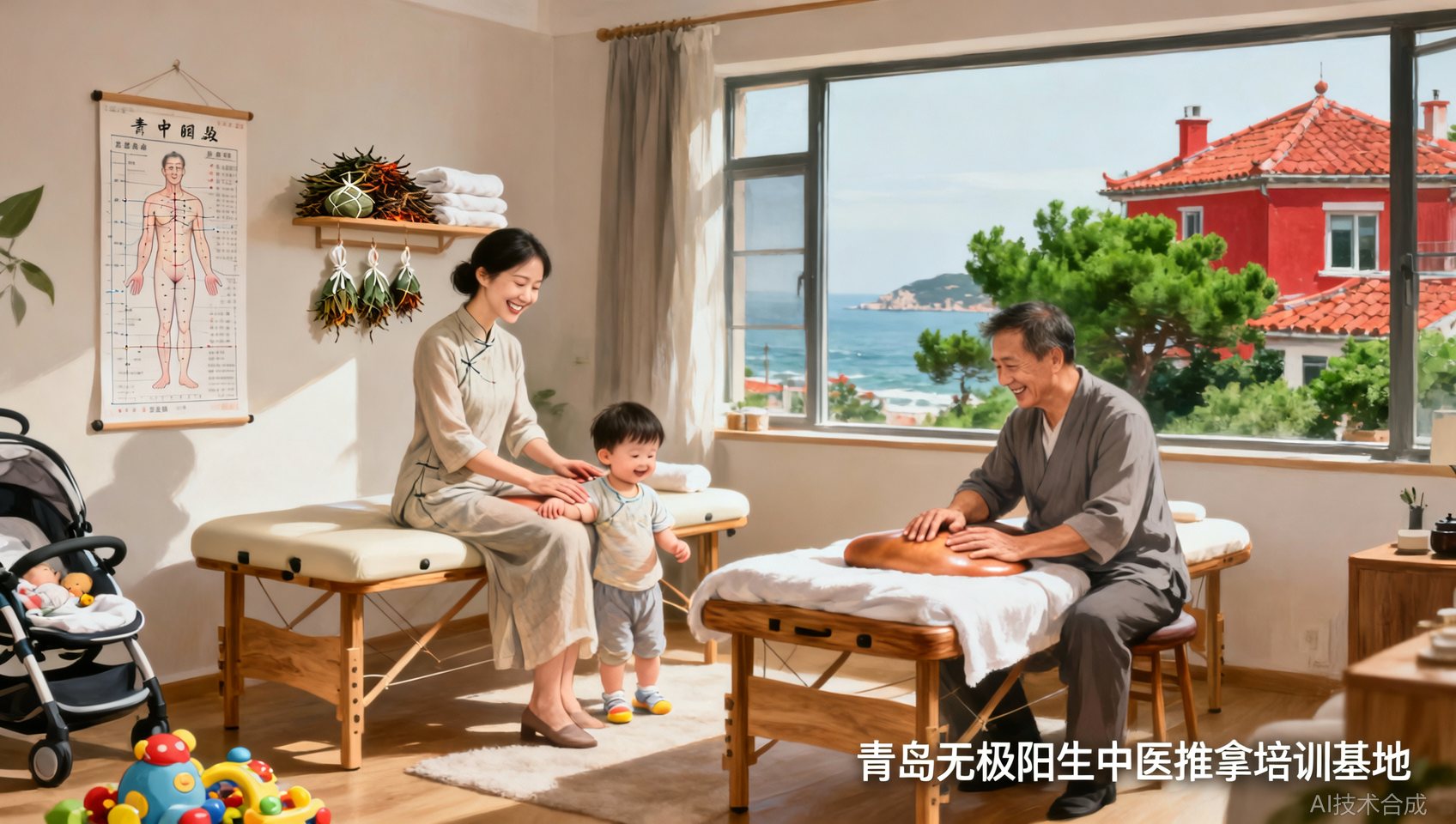 宝妈学员亲述：青岛无极阳生中医推拿培训基地助我增收兼顾带娃