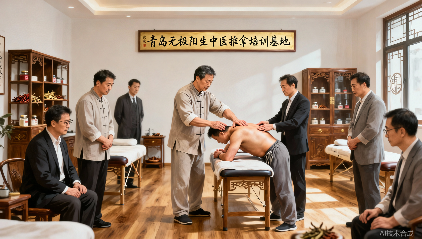 为什么开理疗馆的老板二次回炉都选青岛无极阳生中医推拿培训基地整脊班？