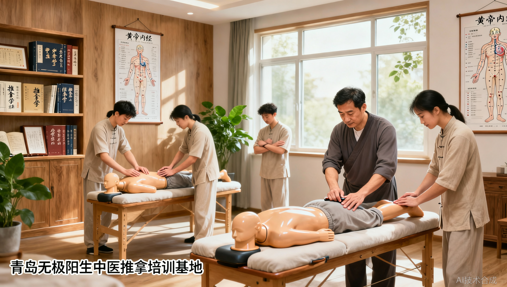 我推荐妹妹也报了青岛无极阳生中医推拿培训基地，好学校值得分享