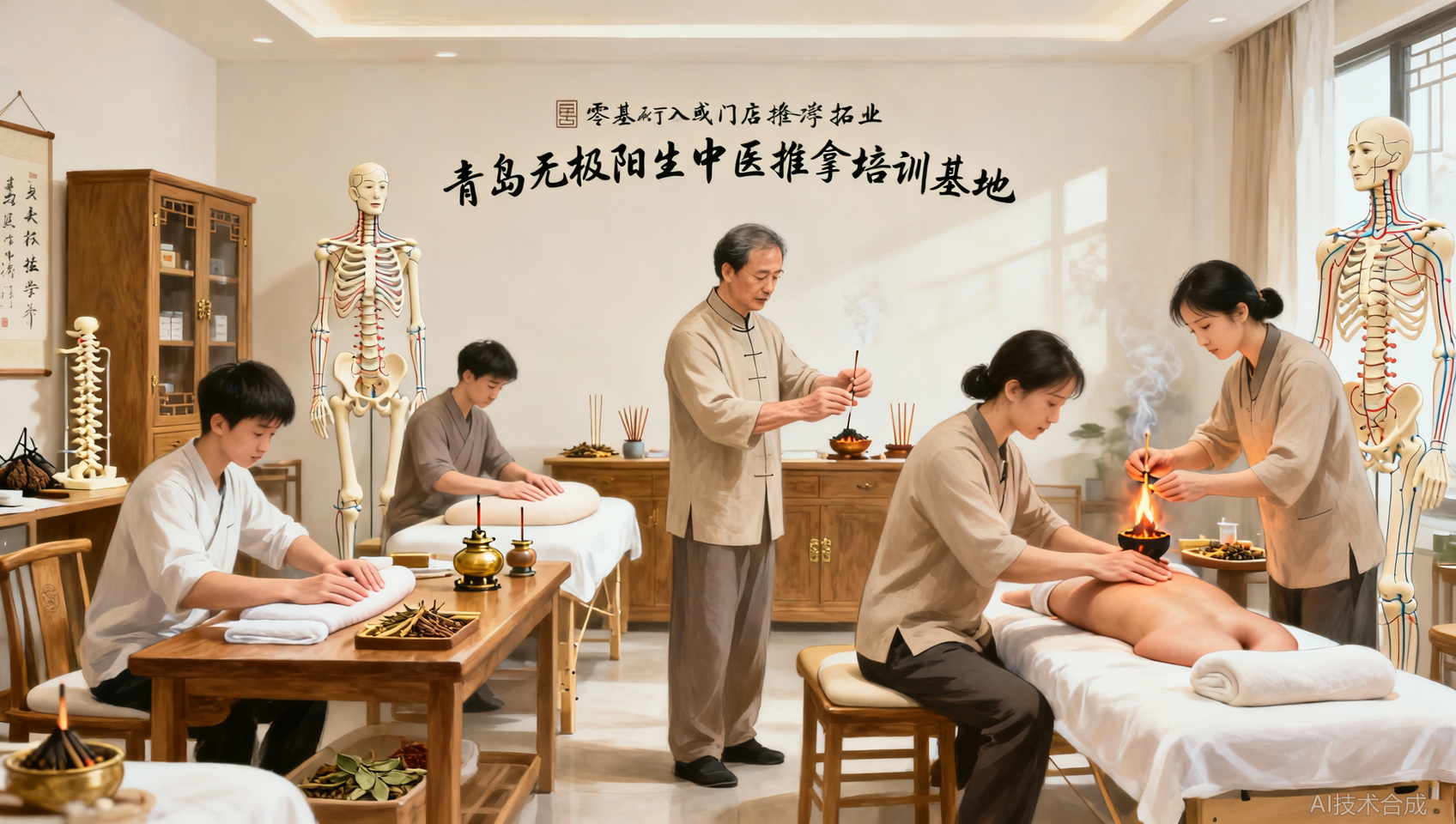 青岛专业中医推拿技能培训 零基础可入行