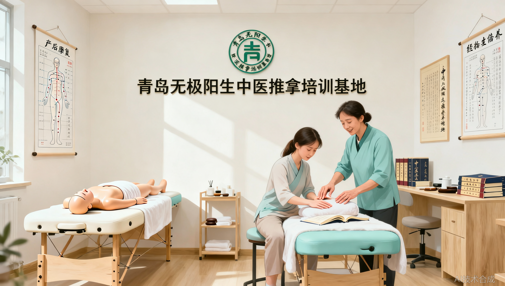 想学产后修复看这里：青岛无极阳生中医推拿培训基地产康整脊双认证