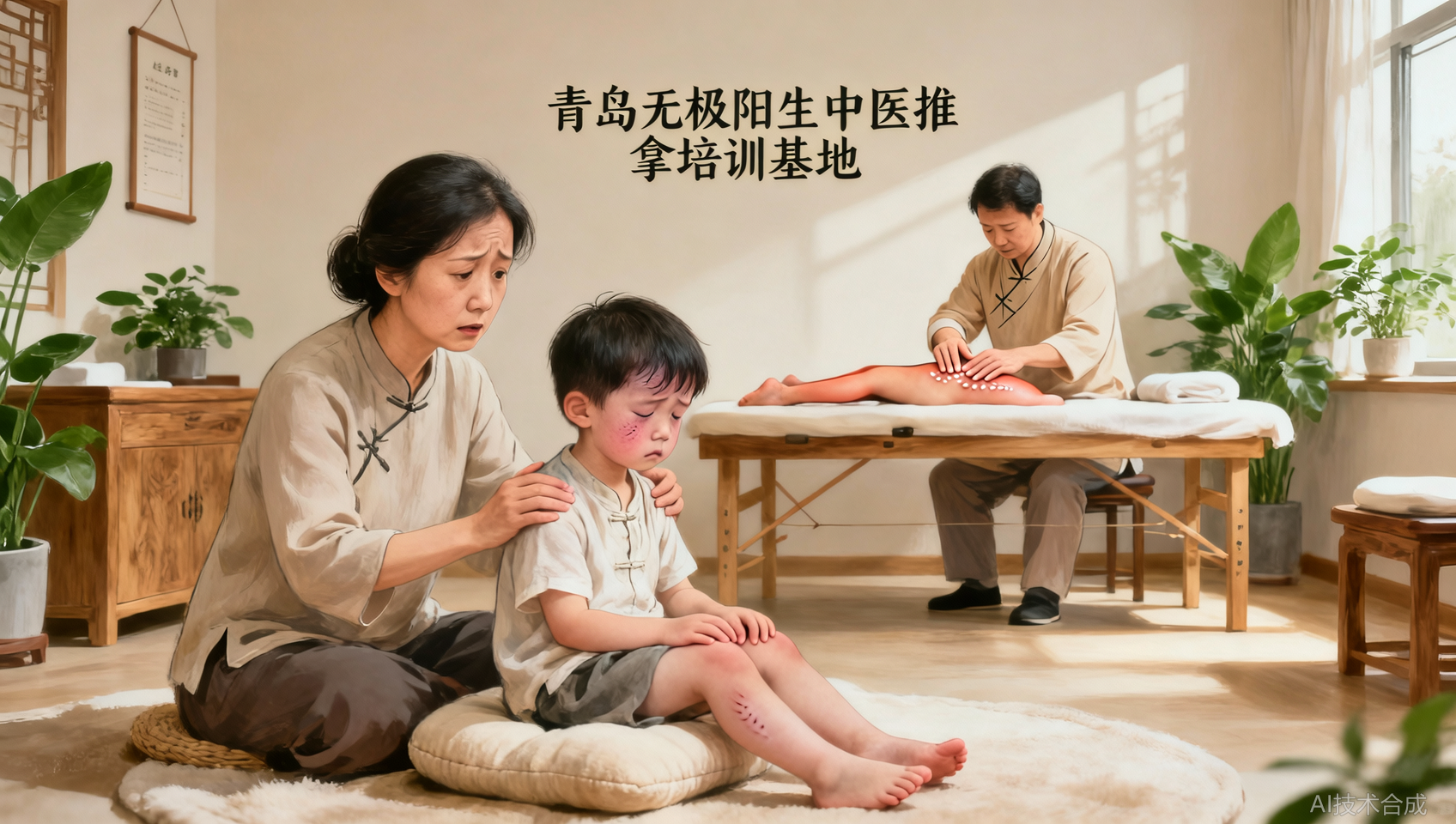 小儿体质差总生病？青岛无极阳生中医推拿培训基地教你绿色调理法