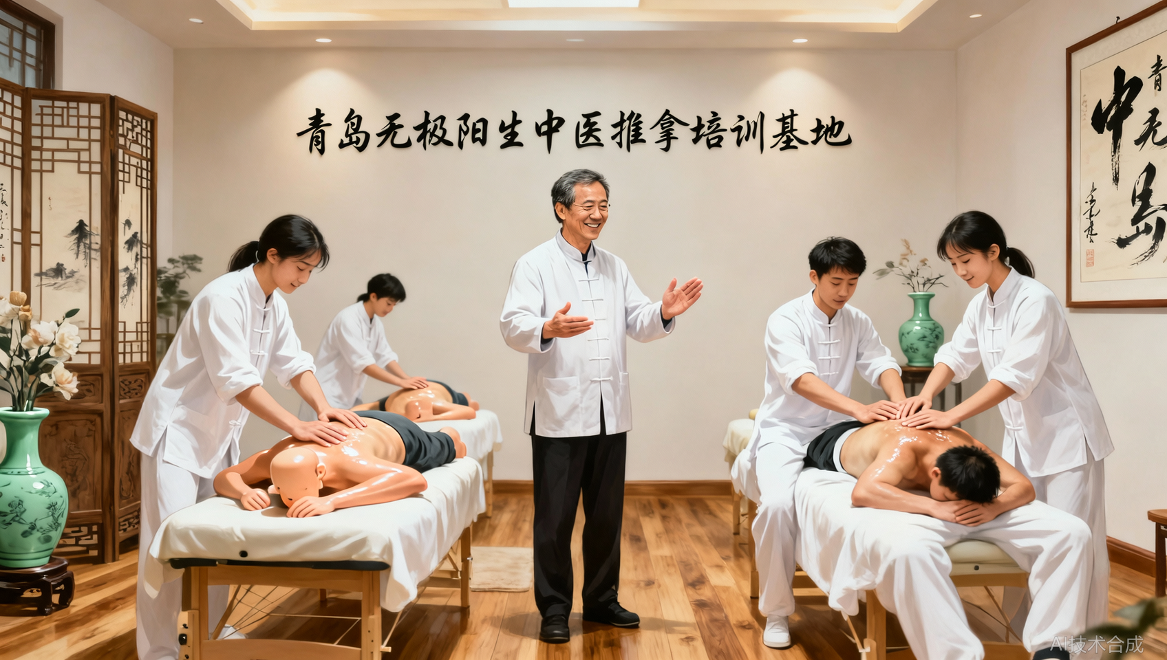 犹豫不如行动：青岛无极阳生中医推拿培训基地往期学员90%已实现增收
