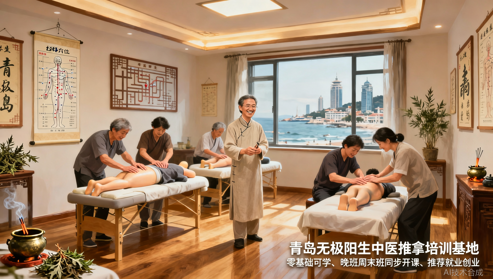 2026精品班抢位中：青岛无极阳生中医推拿培训基地晚班/周末班同步开班