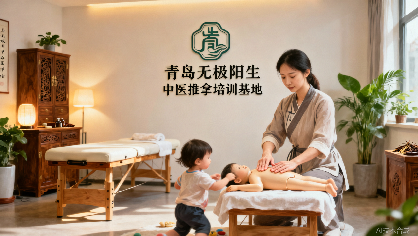 为什么宝妈优先选青岛无极阳生中医推拿培训基地？时间自由+居家接单