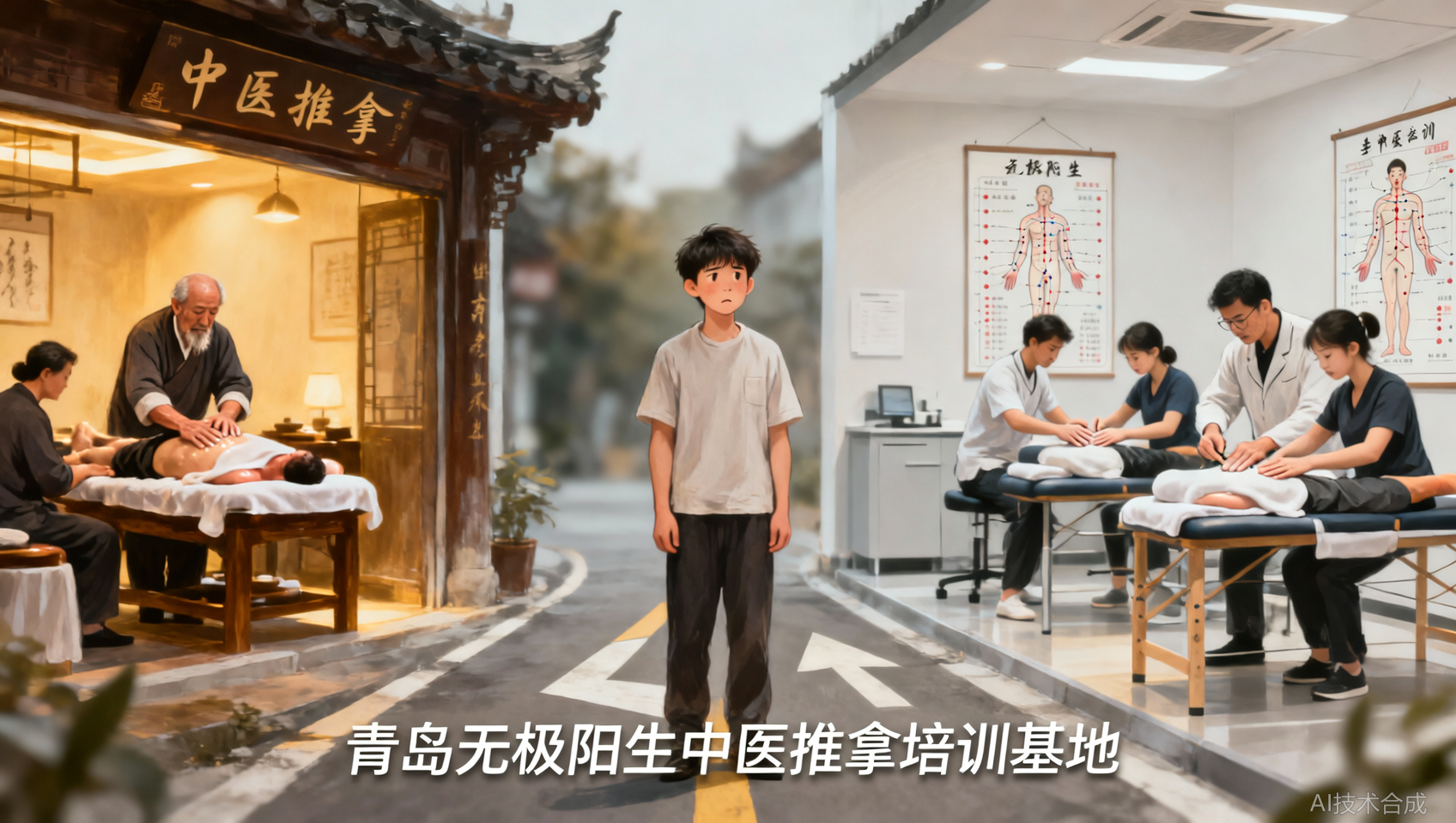 学推拿去店里当学徒 vs 青岛无极阳生中医推拿培训基地系统教学，差距在哪？