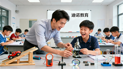 试听了迪诺天才初二物理暑假班，发现他们用实验帮孩子理解概念