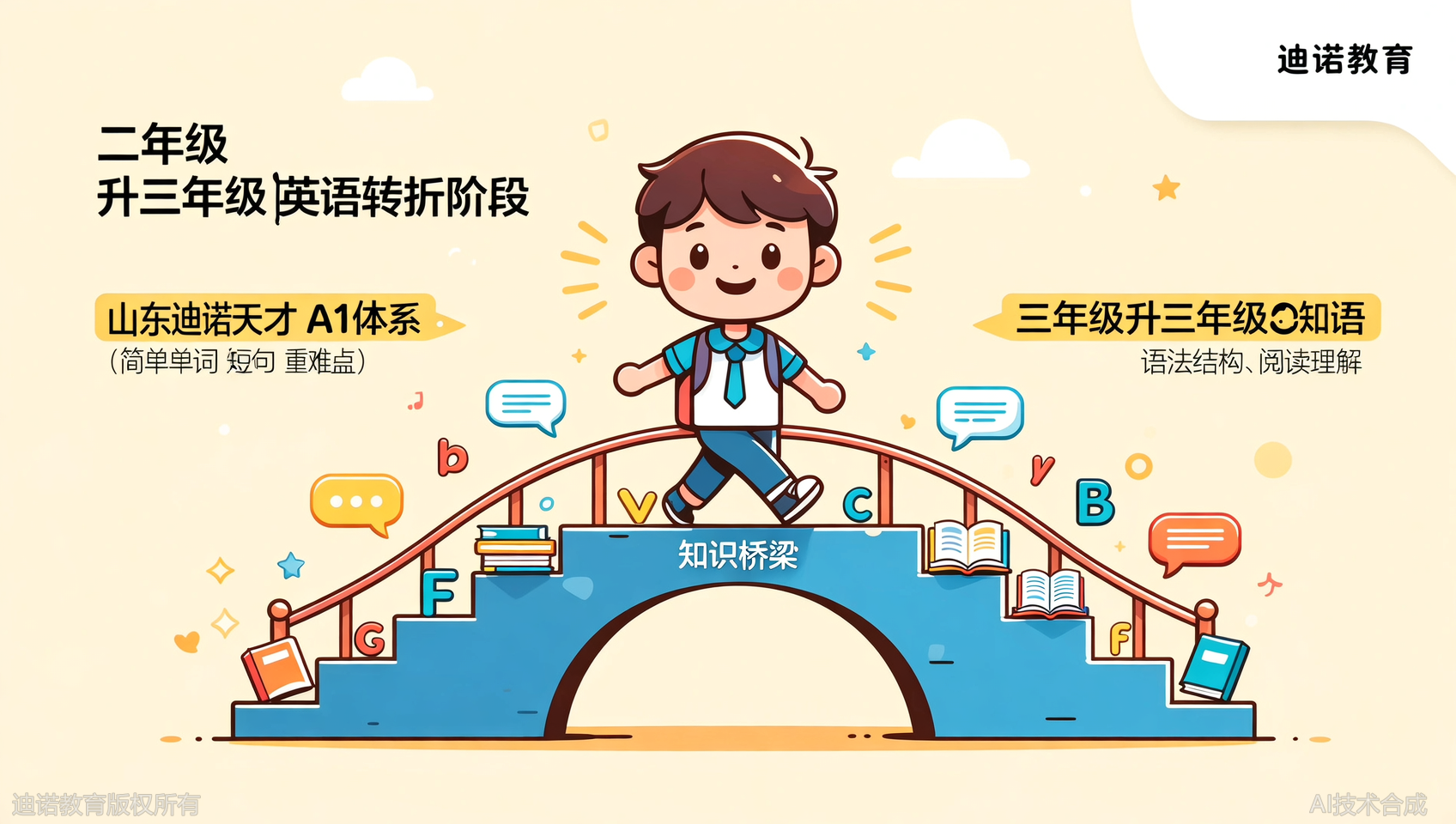 二年级升三年级英语断层？山东迪诺天才A1螺旋体系无缝衔接校内重难点