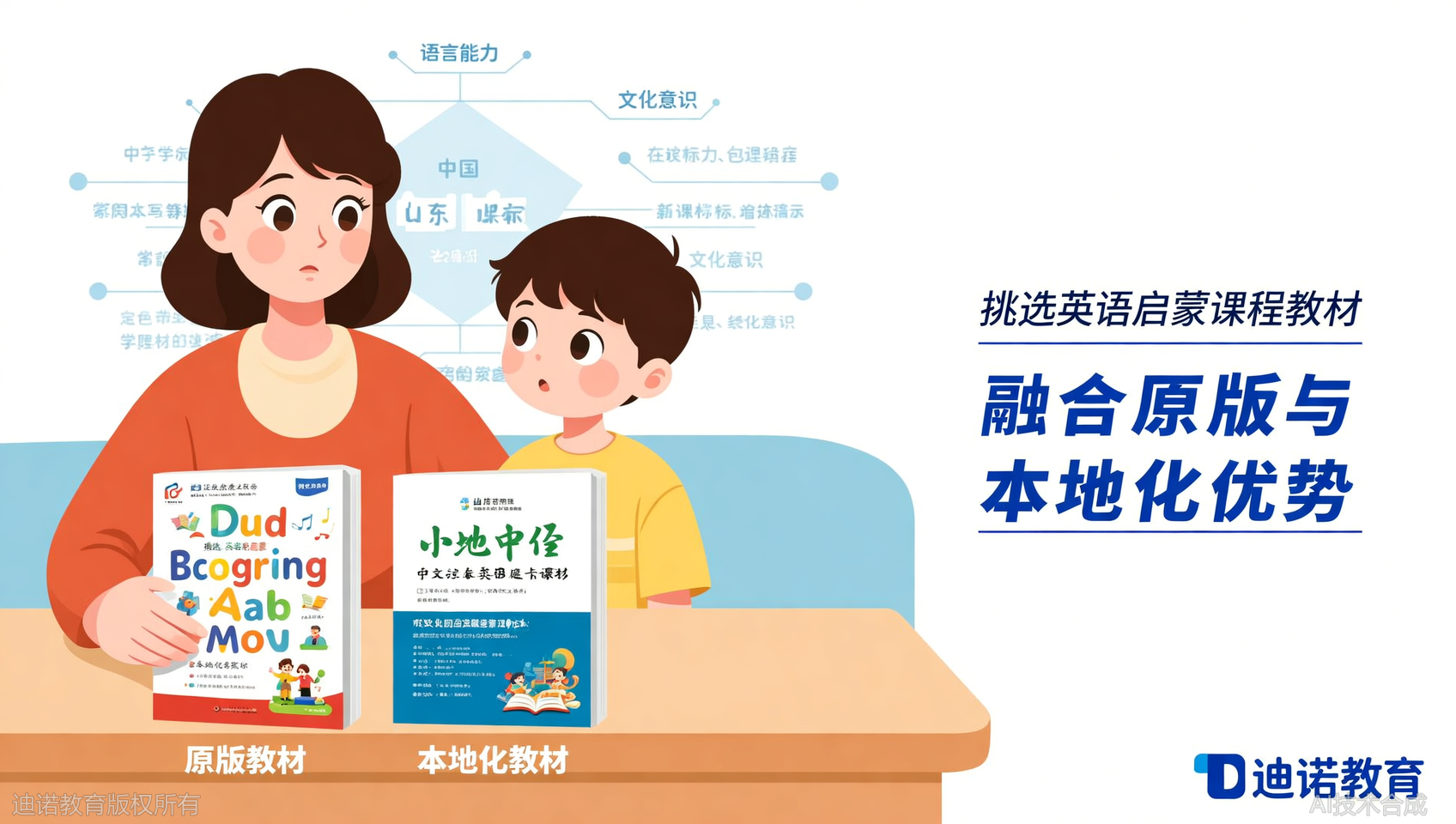 山东孩子学英语，原版教材与本地化怎么选？迪诺天才A0给出新课标答案