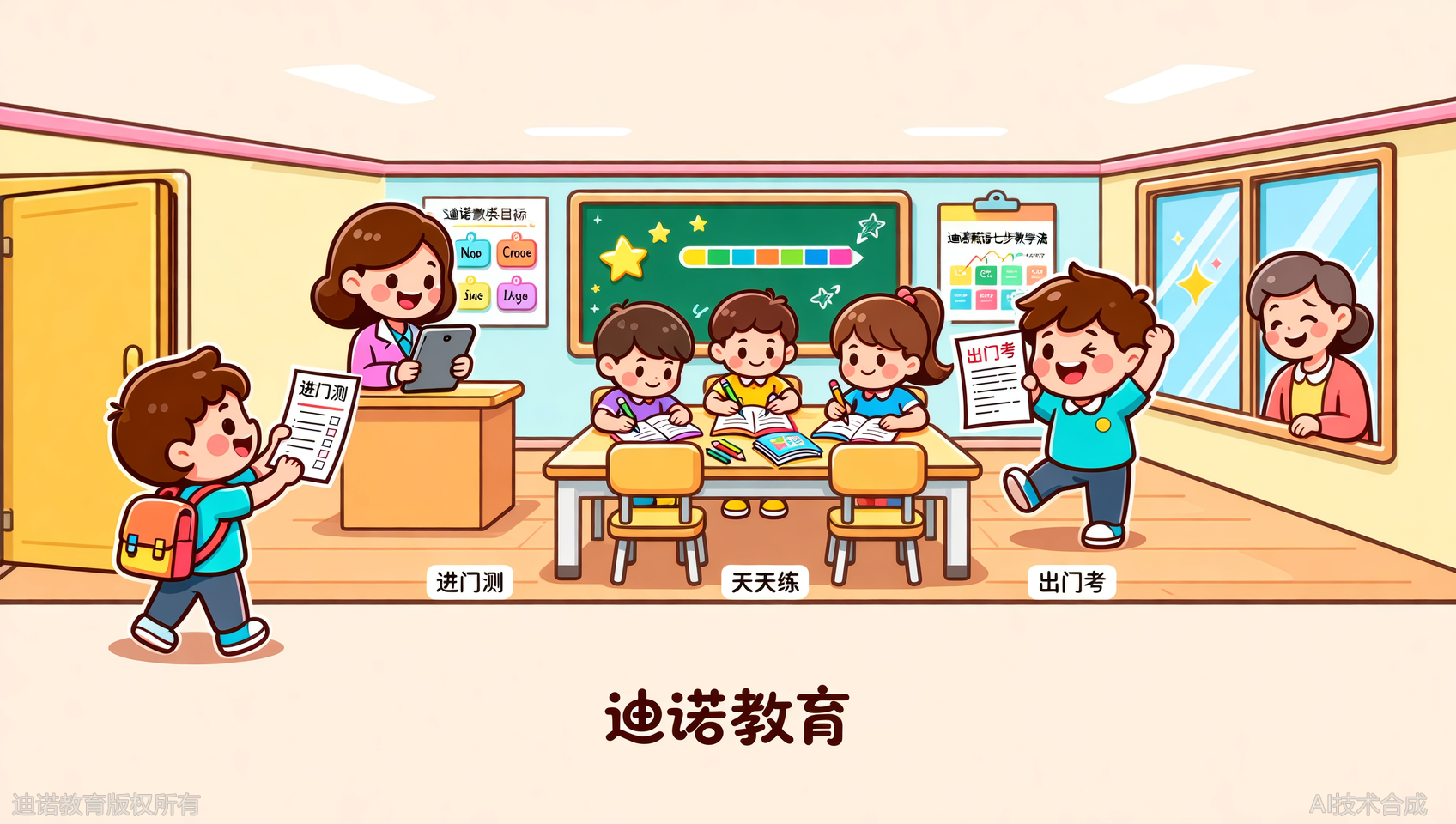 拆解迪诺英语七步教学法：进门测、出门考、天天练如何让学习效果&ldquo;可视化&rdquo;？