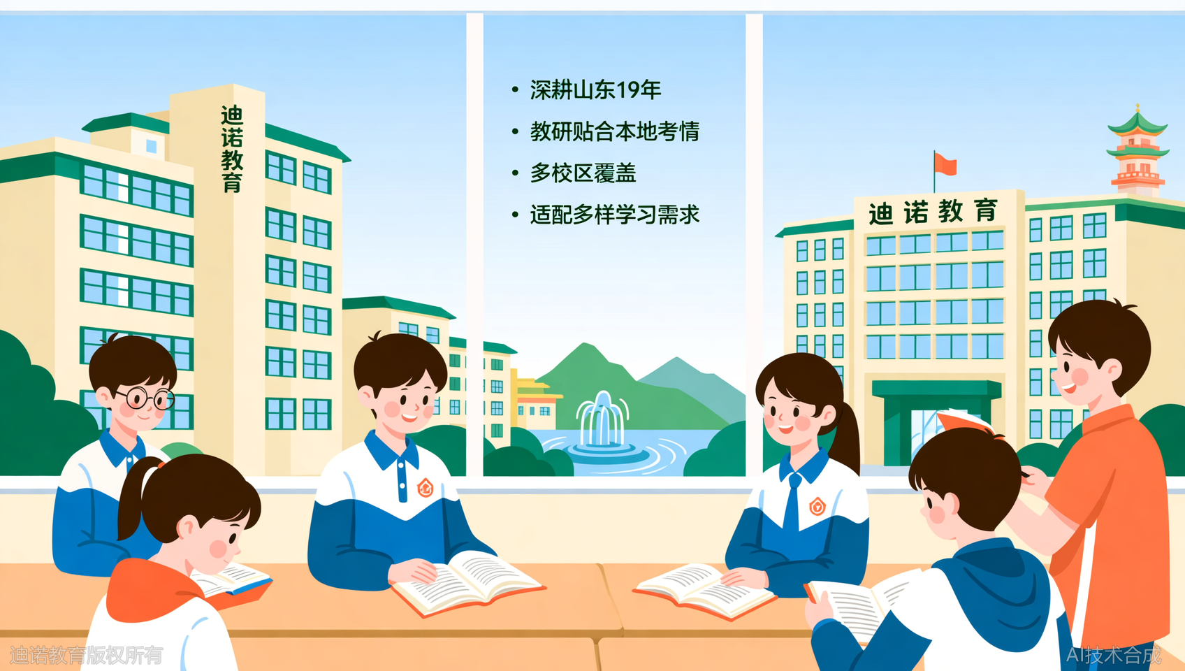 想找本地化教研的初高中辅导？搜索&ldquo;迪诺天才&rdquo;看19年山东沉淀