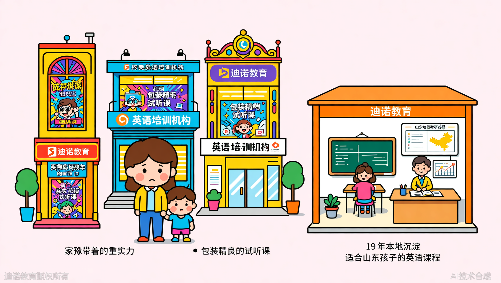选机构只看试听课？迪诺英语晒出19年本地教研硬实力，9.6:1严选师资
