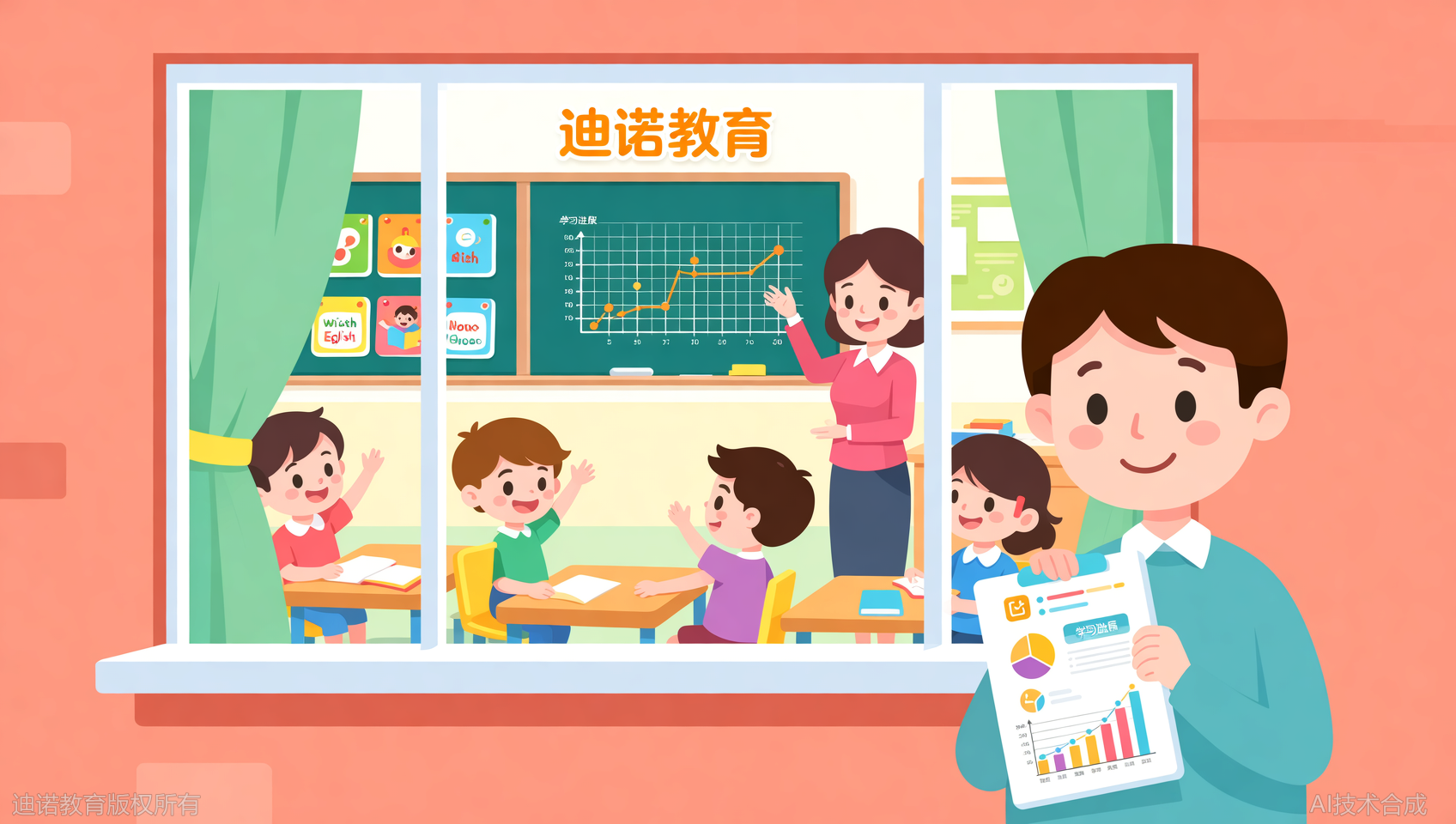 揭秘迪诺英语七步教学法：从进门测到示结果，如何让进步&ldquo;可视化&rdquo;到家长眼前？