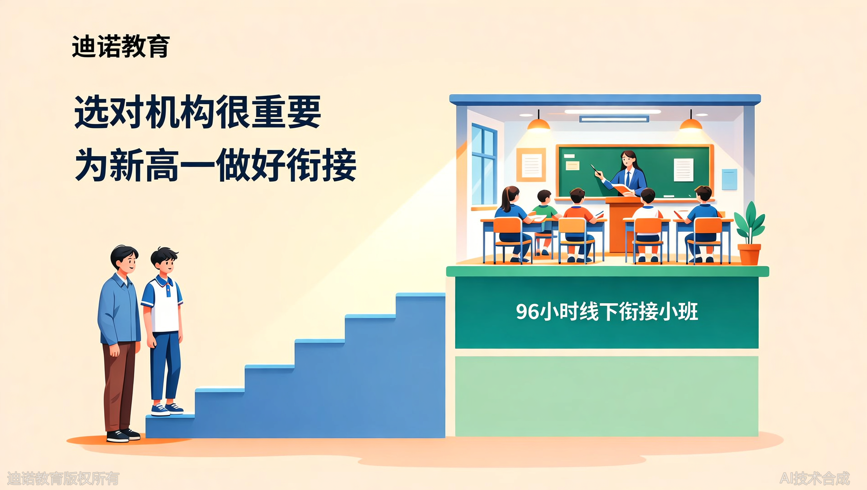 同样是新高一衔接，迪诺天才的96小时线下小班比别家强在哪？