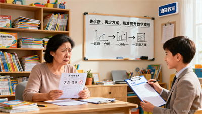 孩子数学弱，对比几家后选迪诺天才，因为他们先诊断再定方案