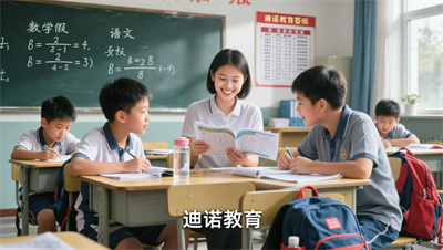 评估迪诺天才初中暑假班的课后服务：有答疑群，老师回复及时