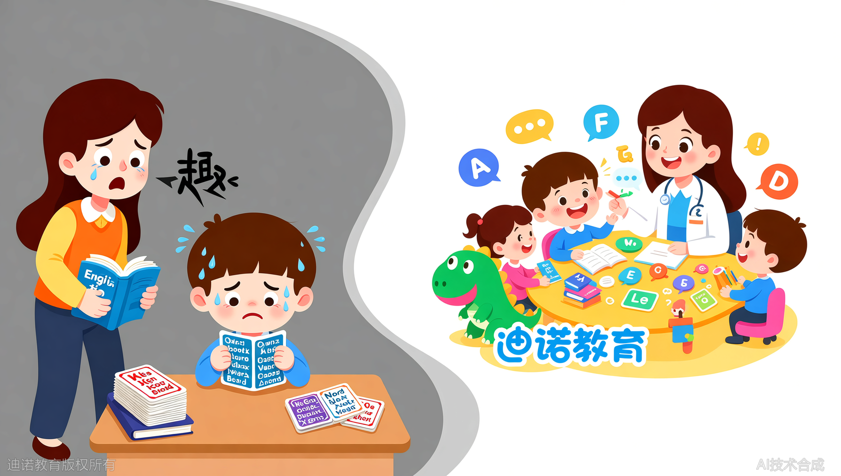 还在逼娃背单词？迪诺英语用&ldquo;拼读&rarr;阅读&rdquo;2节课闭环，让英语兴趣自己长出来