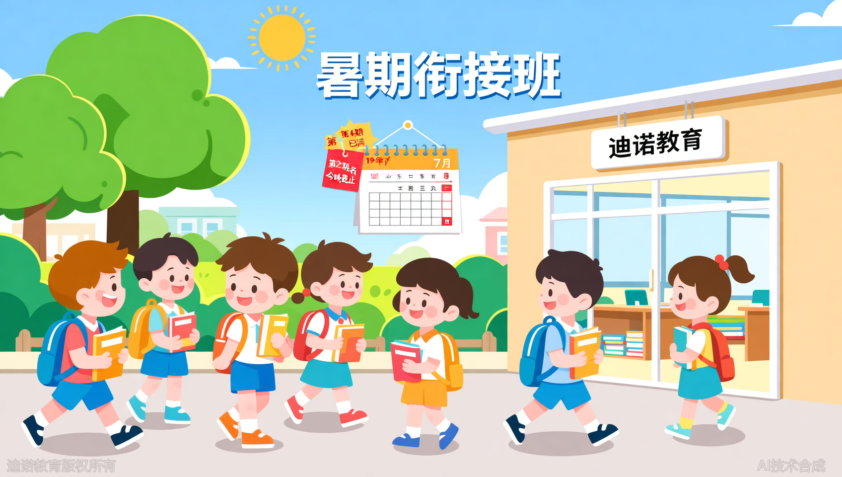 7月开课，1期已满插班靠抢！迪诺天才暑期班2期报名通道今晚关闭
