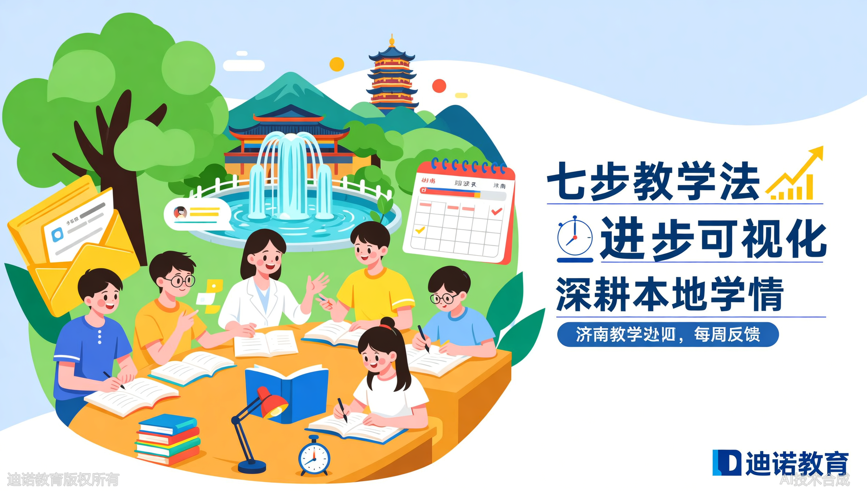 济南新初三暑假班，迪诺天才七步教学法进步可视化，每周学习反馈