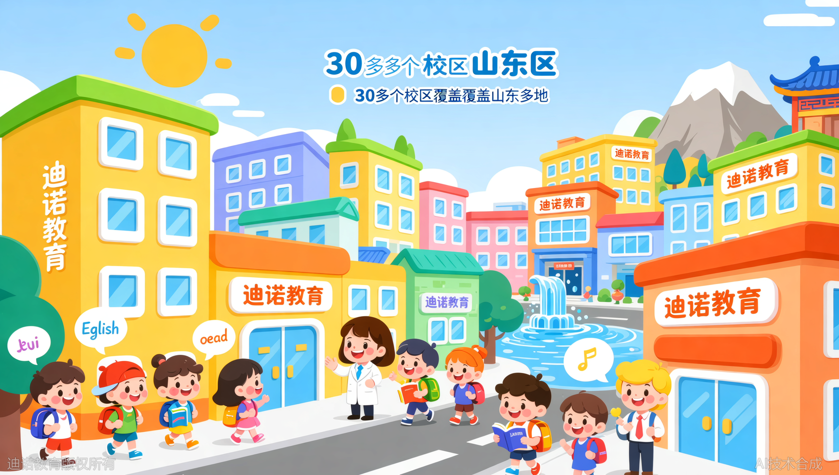 济南、聊城、泰安&hellip;30+校区同步开放，迪诺英语凭什么火遍山东？